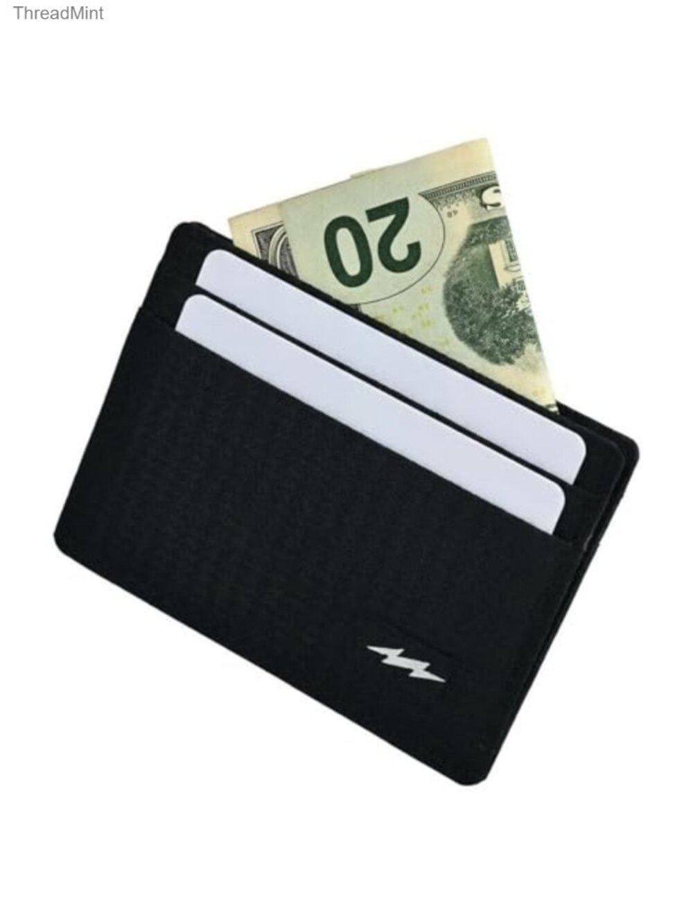 Minimalist Khadi Fabric RFID Blocking Card Holder Wallet Slim Front Pocket